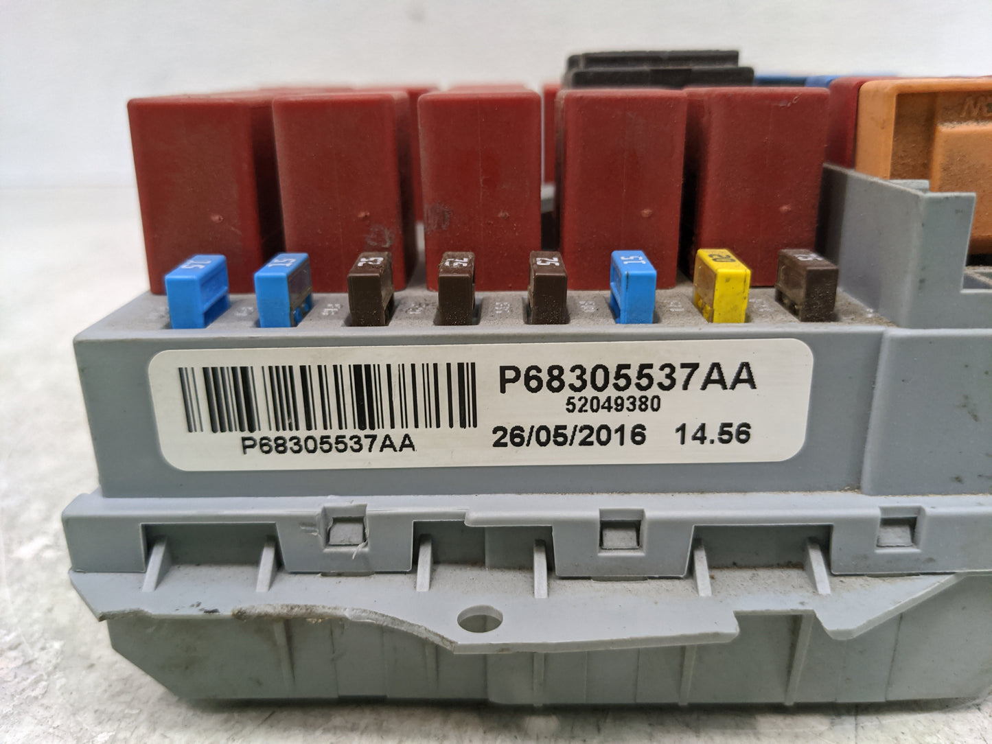 2022 Ram Promaster Fusebox Fuse Box Panel Relay Module P/N:68305537AA Fits OEM Used Auto Parts - Oemusedautoparts1.com