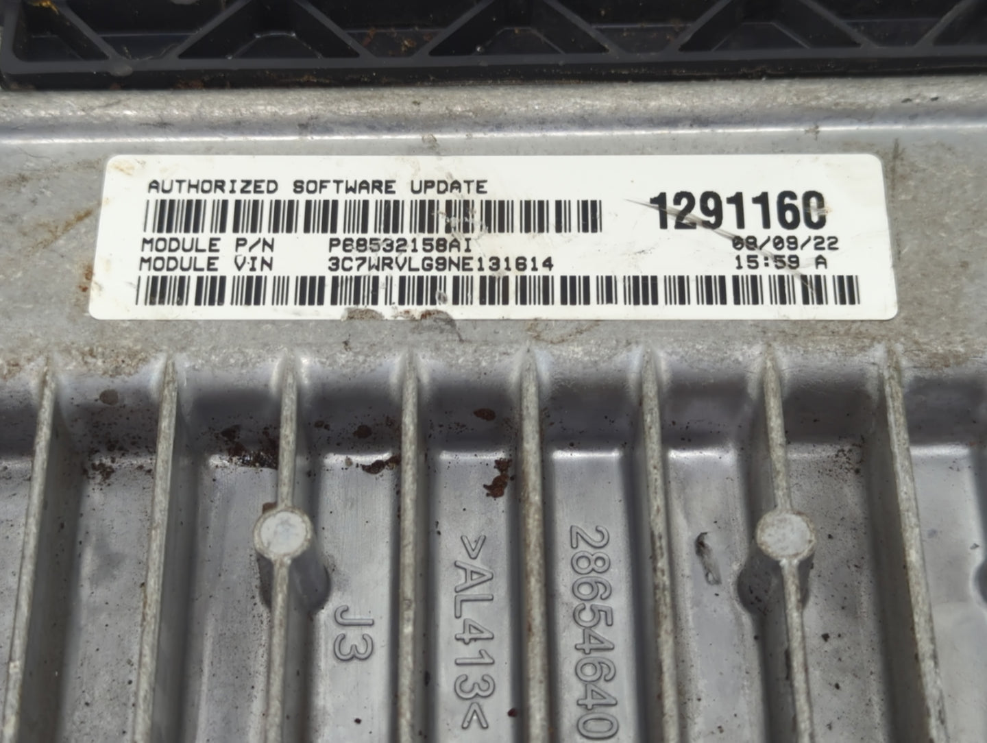 2022 Ram Promaster PCM Engine Control Computer ECU ECM PCU OEM P/N:68540972AJ Fits OEM Used Auto Parts - Oemusedautoparts1.c