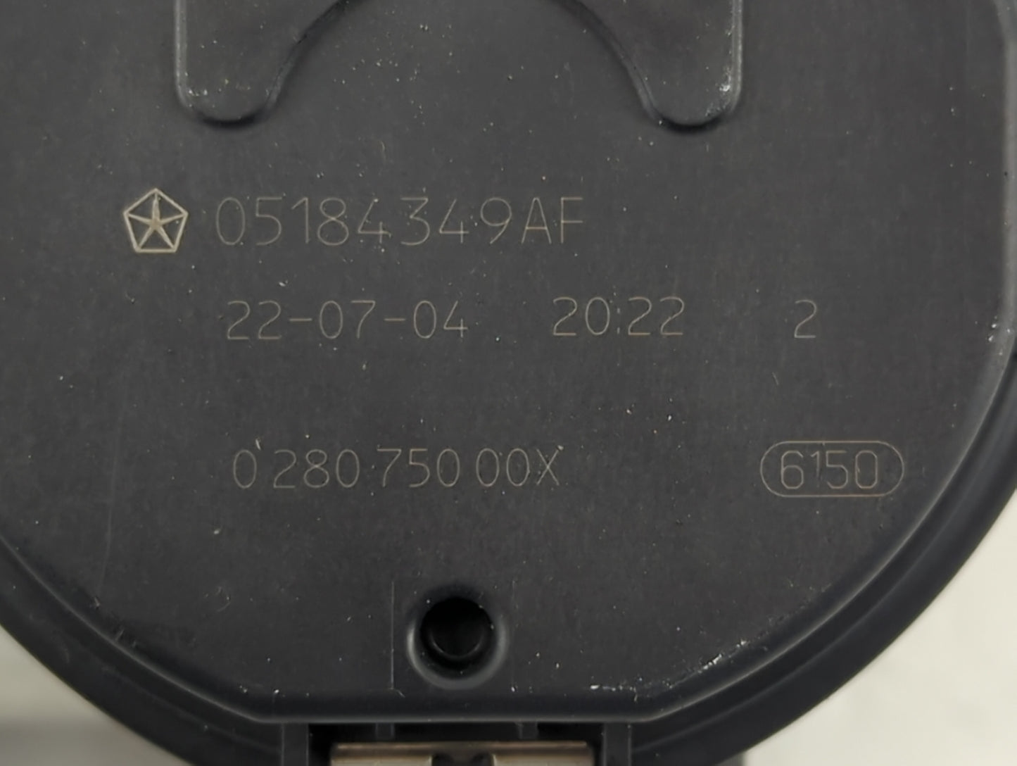 2014-2022 Ram Promaster 3500 Throttle Body P/N:0 280 750 00X 05184349AF Fits OEM Used Auto Parts - Oemusedautoparts1.com