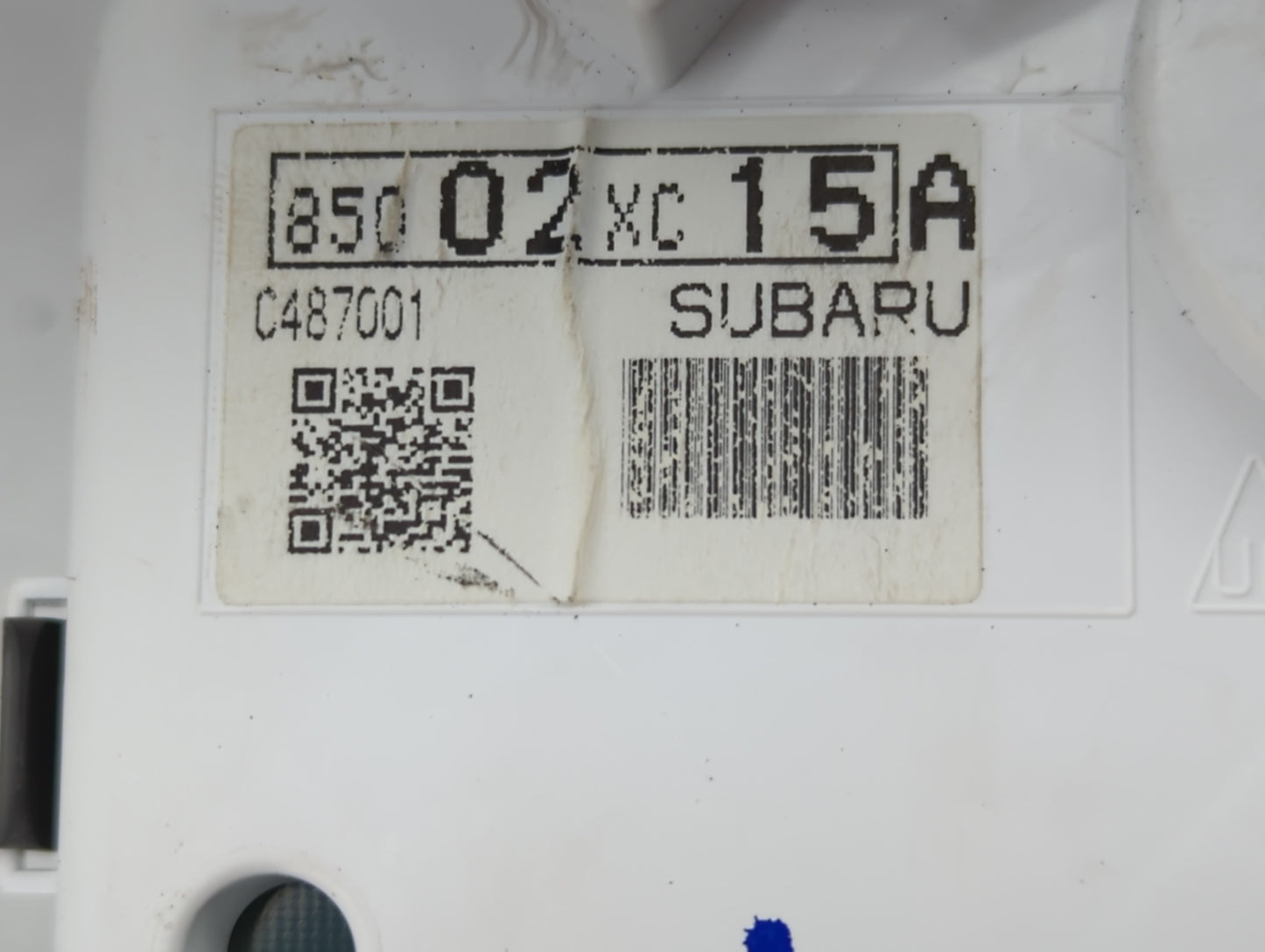 2022 Subaru Ascent Instrument Cluster Speedometer Gauges P/N:85002XC15A Fits OEM Used Auto Parts - Oemusedautoparts1.com