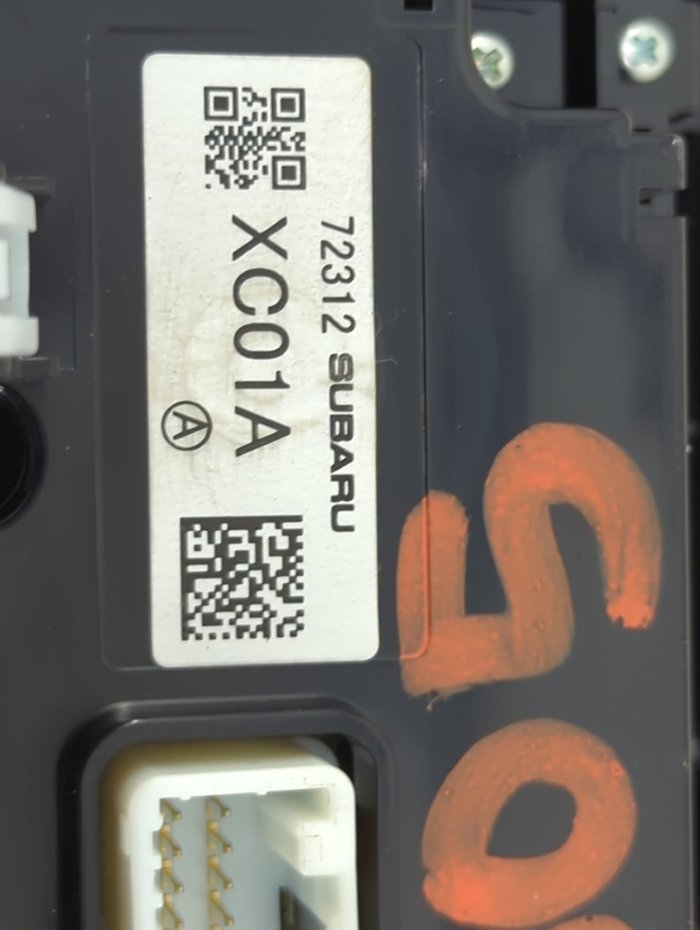 2022 Subaru Ascent Climate Control Module Temperature AC/Heater Replacement P/N:72312 SUBARU XC01A 72312, XC01A Fits OEM Use