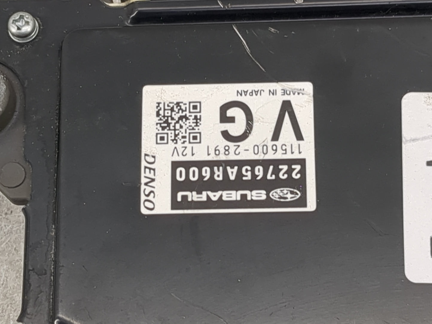 2022 Subaru Forester PCM Engine Control Computer ECU ECM PCU OEM P/N:22765AR600 115600-2891 Fits OEM Used Auto Parts - Oemus