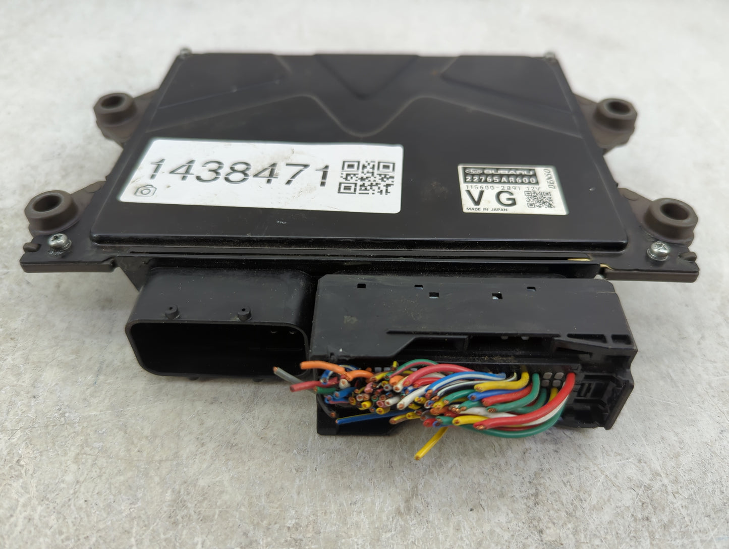 2022 Subaru Forester PCM Engine Control Computer ECU ECM PCU OEM P/N:22765AR600 115600-2891 Fits OEM Used Auto Parts - Oemus