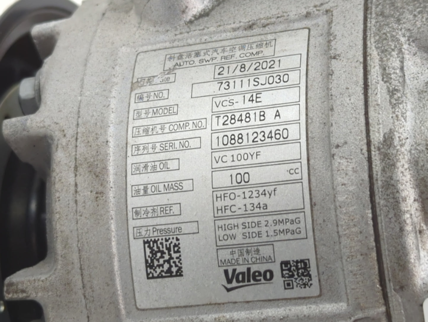 2022 Subaru Forester Air Conditioning A/c Ac Compressor Oem - Oemusedautoparts1.com