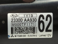 2022 Subaru Forester Car Starter Motor Solenoid OEM P/N:M000TF1171 23300 AA930 Fits Fits 2020 2021 OEM Used Auto Parts - Oem
