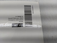 2022 Subaru Impreza Owners Manual Book Guide P/N:08103-9800 OEM Used Auto Parts - Oemusedautoparts1.com