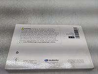 2022 Subaru Impreza Owners Manual Book Guide P/N:08103-9800 OEM Used Auto Parts - Oemusedautoparts1.com