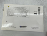 2022 Subaru Impreza Owners Manual Book Guide P/N:A1460BE-A MSA5M2201A OEM Used Auto Parts - Oemusedautoparts1.com