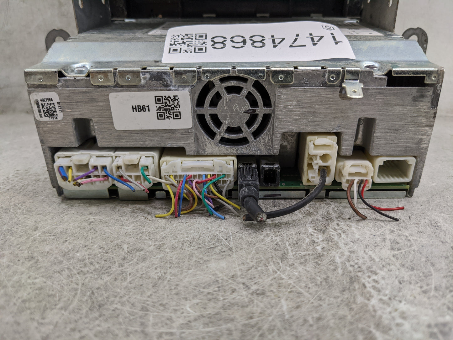2022 Subaru Impreza Radio AM FM Cd Player Receiver Replacement P/N:82131FL01A 82133FL00A, EUV9SR098DH Fits OEM Used Auto Par