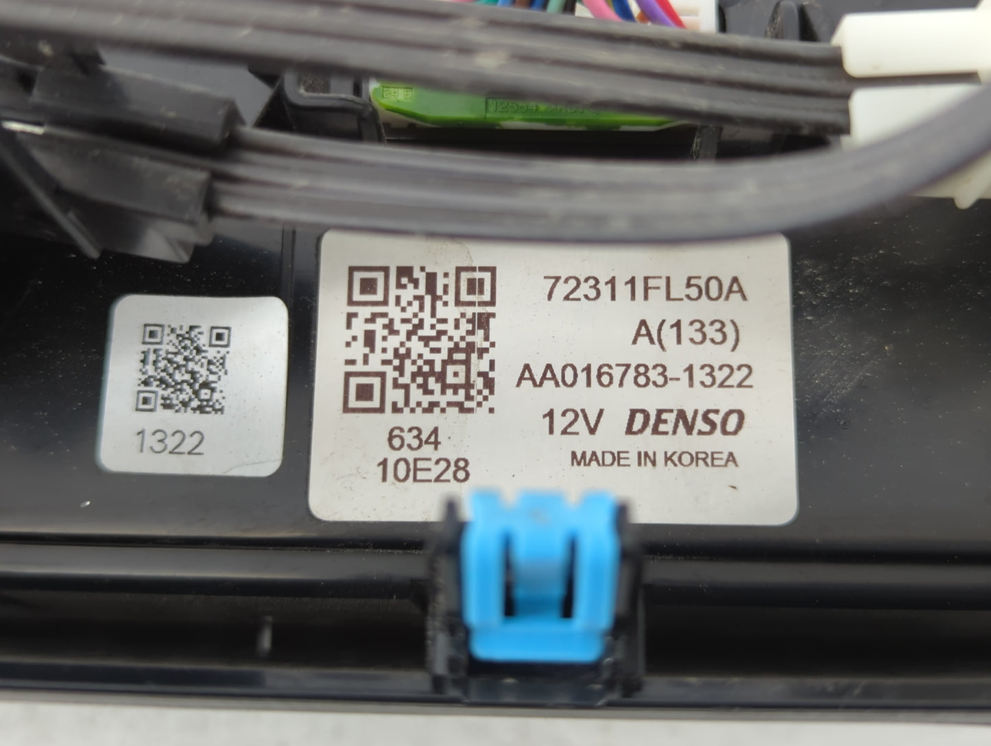 2017-2022 Subaru Impreza Climate Control Module Temperature AC/Heater Replacement P/N:AA016783-1322 72311FL50A Fits OEM Used