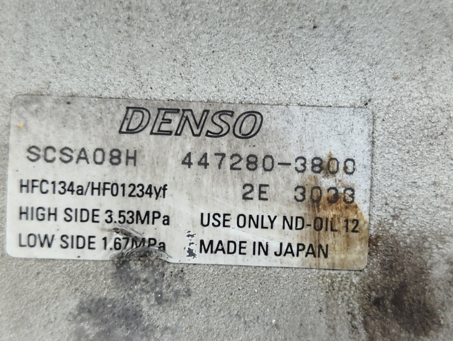 2020-2022 Subaru Impreza Air Conditioning A/c Ac Compressor Oem - Oemusedautoparts1.com