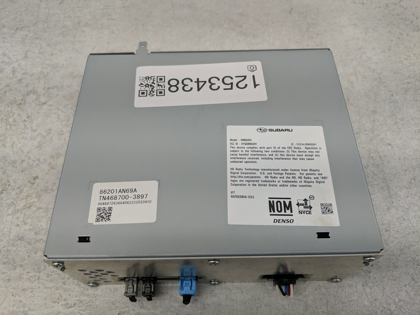 2022 Subaru Legacy Radio AM FM Cd Player Receiver Replacement P/N:TN68700-3897 86201AN69A Fits OEM Used Auto Parts - Oemused