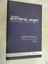 2022 Subaru Legacy Owners Manual Book Guide P/N:08103-9800 OEM Used Auto Parts - Oemusedautoparts1.com