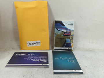 2022 Subaru Legacy Owners Manual Book Guide P/N:MSA5B2204A OEM Used Auto Parts - Oemusedautoparts1.com