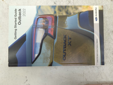 2022 Subaru Legacy Owners Manual Book Guide P/N:MSA5B2204A OEM Used Auto Parts