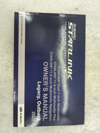 2022 Subaru Legacy Owners Manual Book Guide P/N:MSA5B2204A OEM Used Auto Parts - Oemusedautoparts1.com