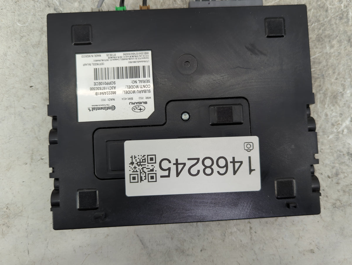 2022 Subaru Legacy Radio AM FM Cd Player Receiver Replacement P/N:86222AN41B A3C1197830300 Fits OEM Used Auto Parts - Oemuse