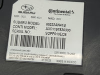 2022 Subaru Legacy Radio AM FM Cd Player Receiver Replacement P/N:86222AN41B A3C1197830300 Fits OEM Used Auto Parts - Oemuse