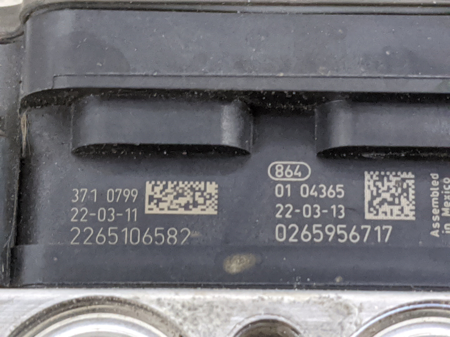 2020-2022 Subaru Legacy ABS Pump Control Module Replacement P/N:27536AN00C 27538AN00C, 0265956717 Fits Fits 2020 2021 2022 O