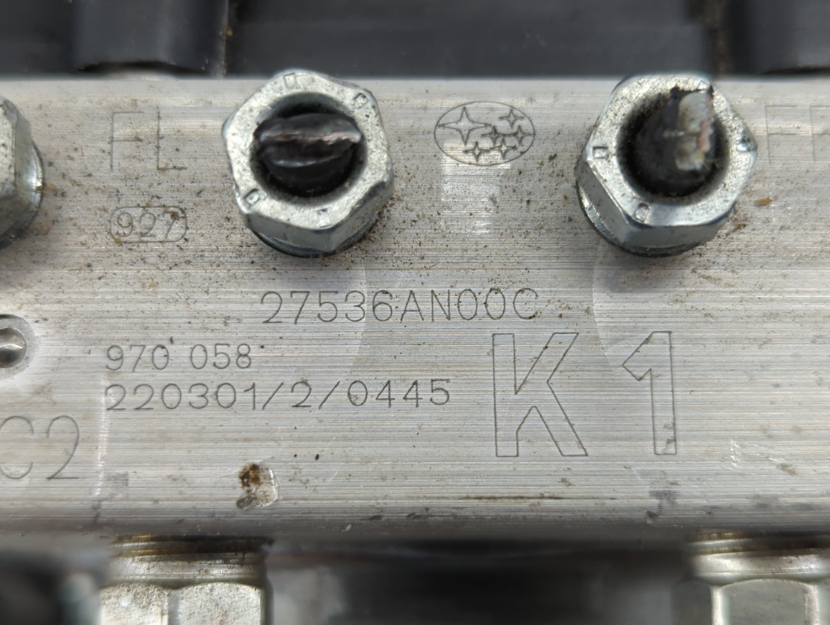 2020-2022 Subaru Legacy Anti-Lock Brake ABS Pump Module Actuator OEM P/N:27536AN00C Fits Fits 2020 2021 2022 OEM Used Auto P