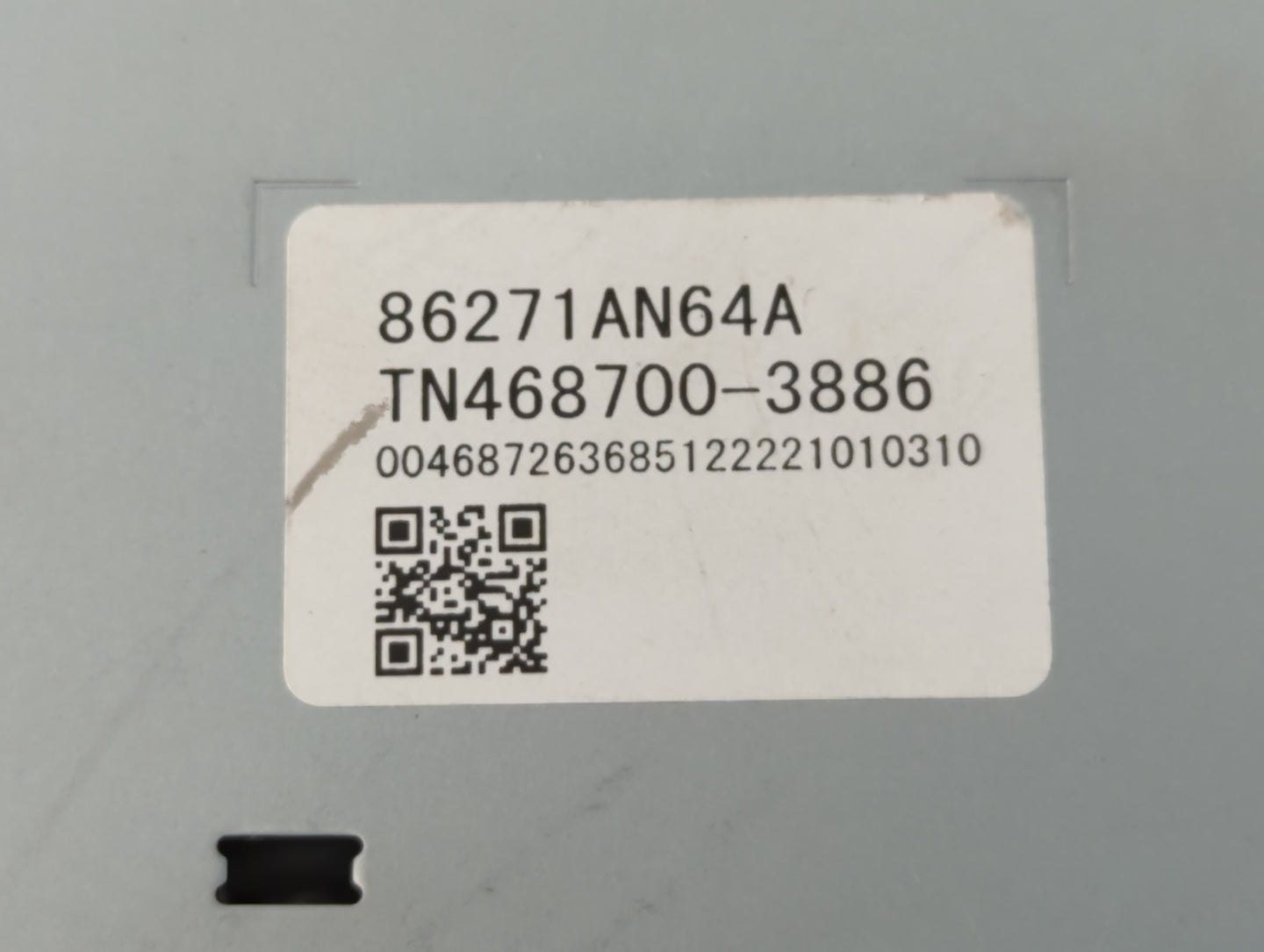 2021-2022 Subaru Legacy Radio AM FM Cd Player Receiver Replacement P/N:TN468700-3886 86271AN64A Fits Fits 2021 2022 OEM Used