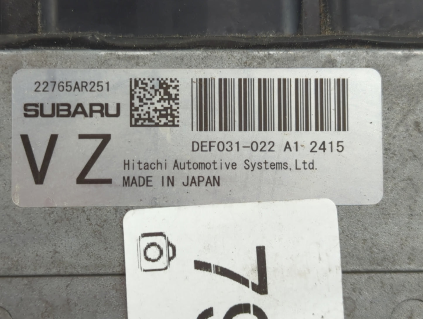 2022 Subaru Legacy PCM Engine Control Computer ECU ECM PCU OEM P/N:DEF031-022 A1 2415 Fits OEM Used Auto Parts - Oemusedauto