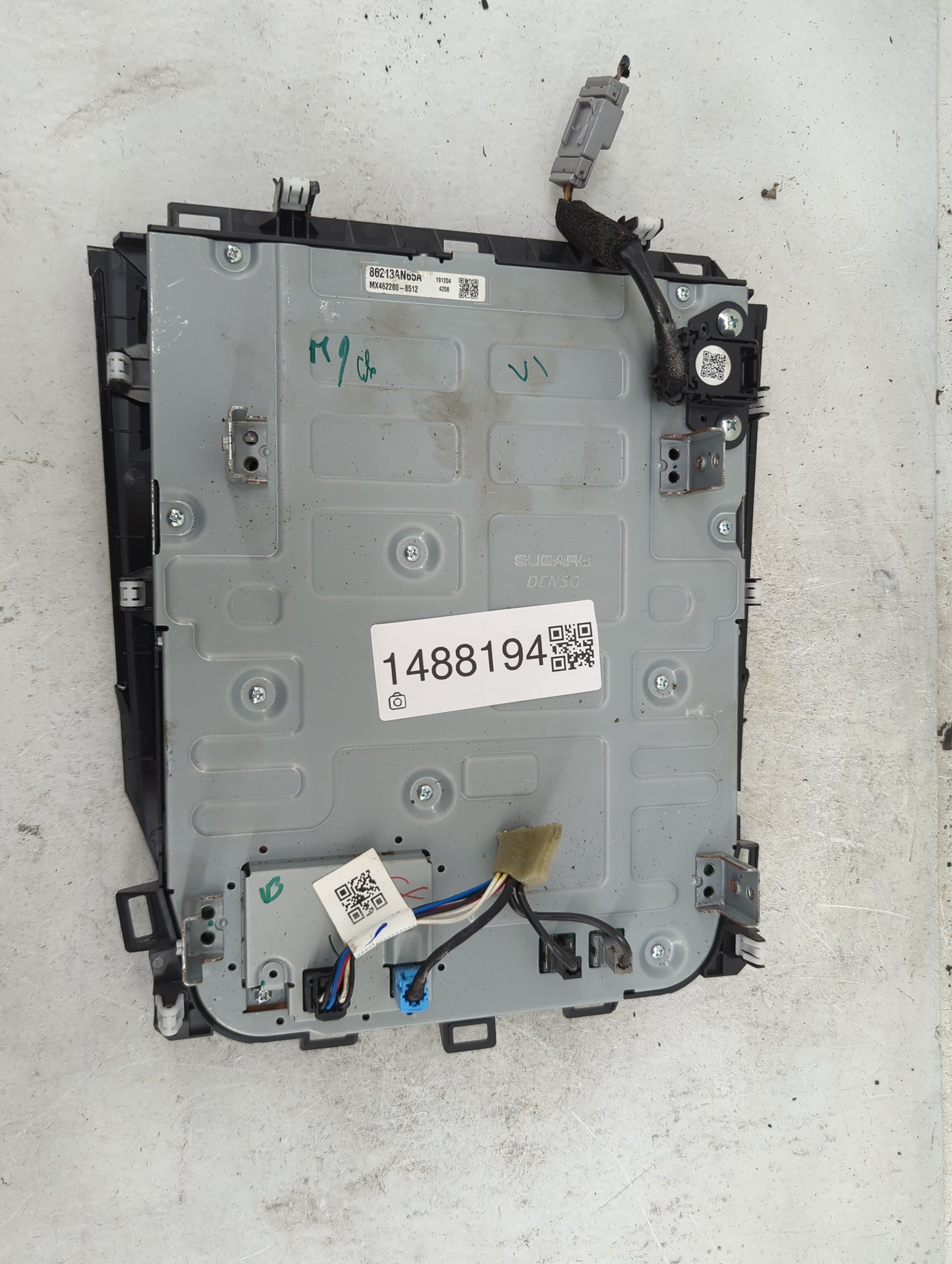 2022 Subaru Outback Radio AM FM Cd Player Receiver Replacement P/N:86213A4N05A MX462200-8512 Fits OEM Used Auto Parts - Oemu