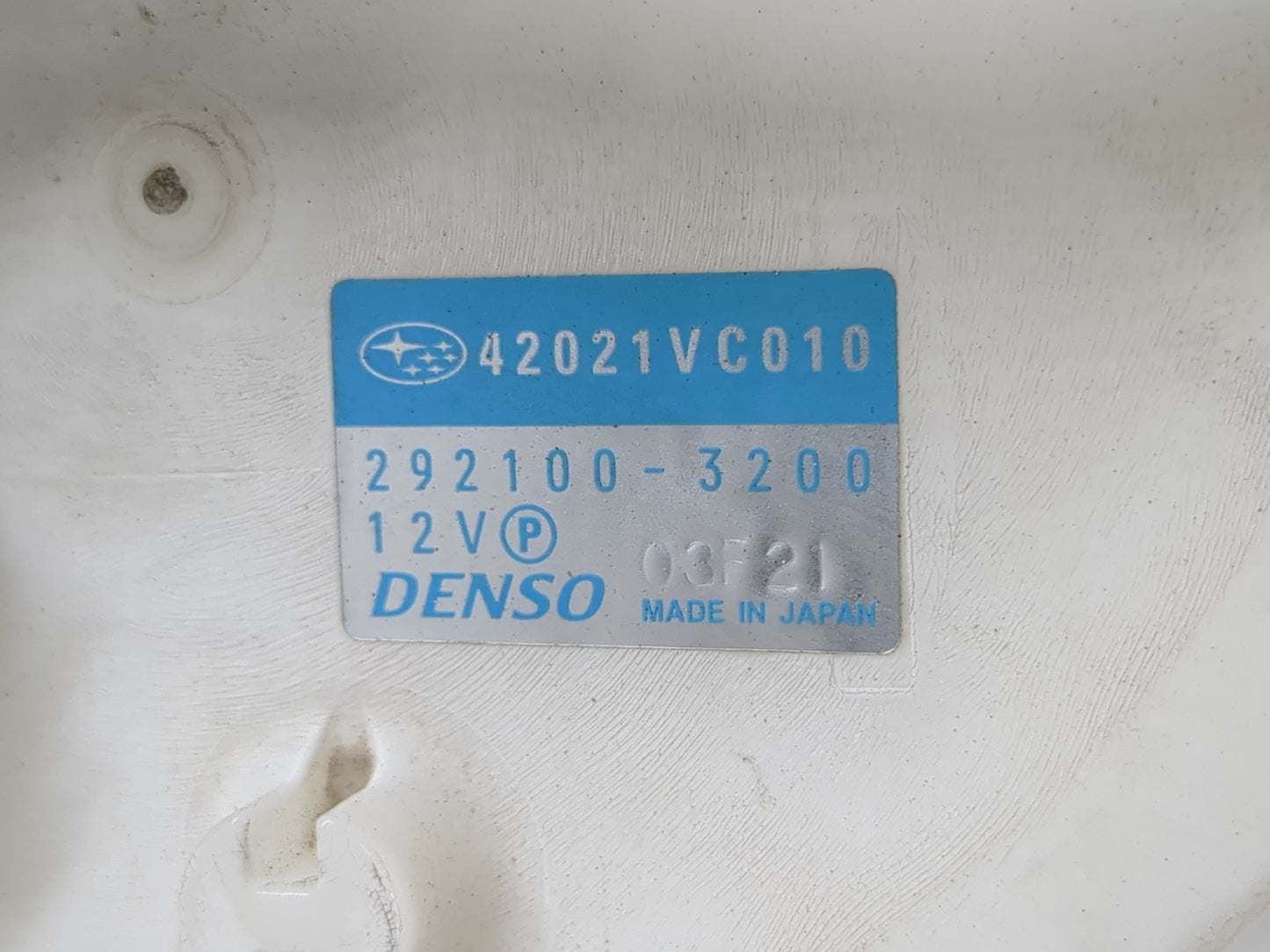 2022-2022 Subaru Wrx Electrical Gas Fuel Pump Assembly - Oemusedautoparts1.com