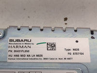 2022 Subaru Xv Radio AM FM Cd Player Receiver Replacement P/N:86431FL650 8707154 Fits OEM Used Auto Parts - Oemusedautoparts