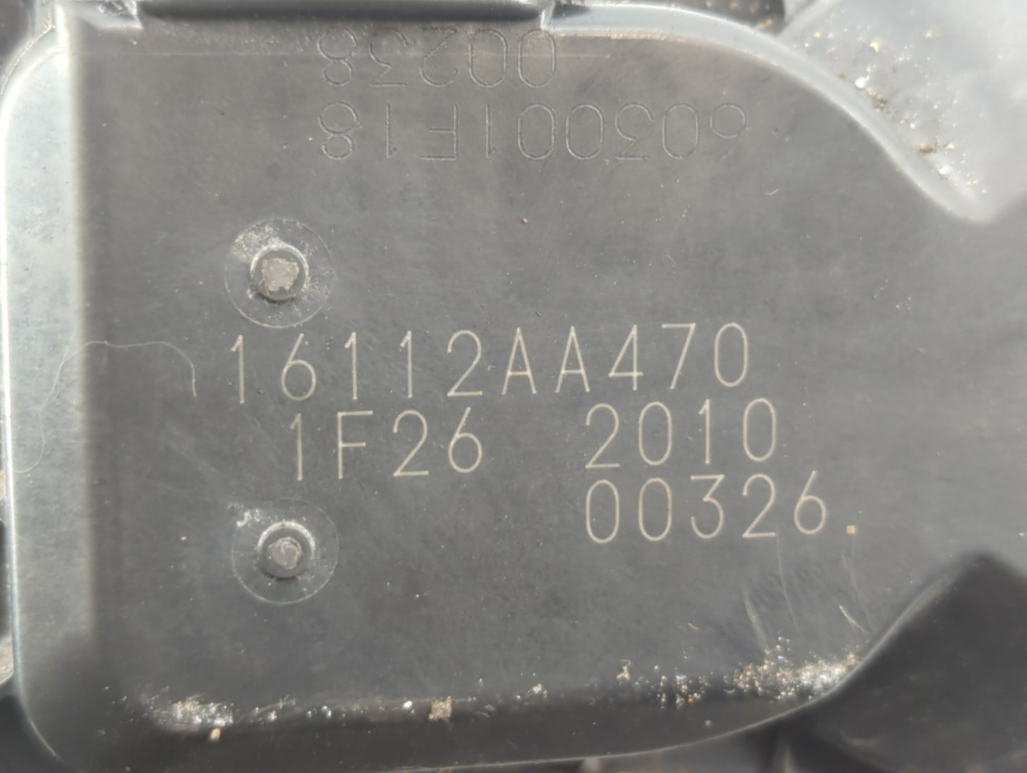 2022 Subaru Xv Throttle Body P/N:16112AA470 Fits Fits 2017 2018 2019 2020 2021 OEM Used Auto Parts - Oemusedautoparts1.com