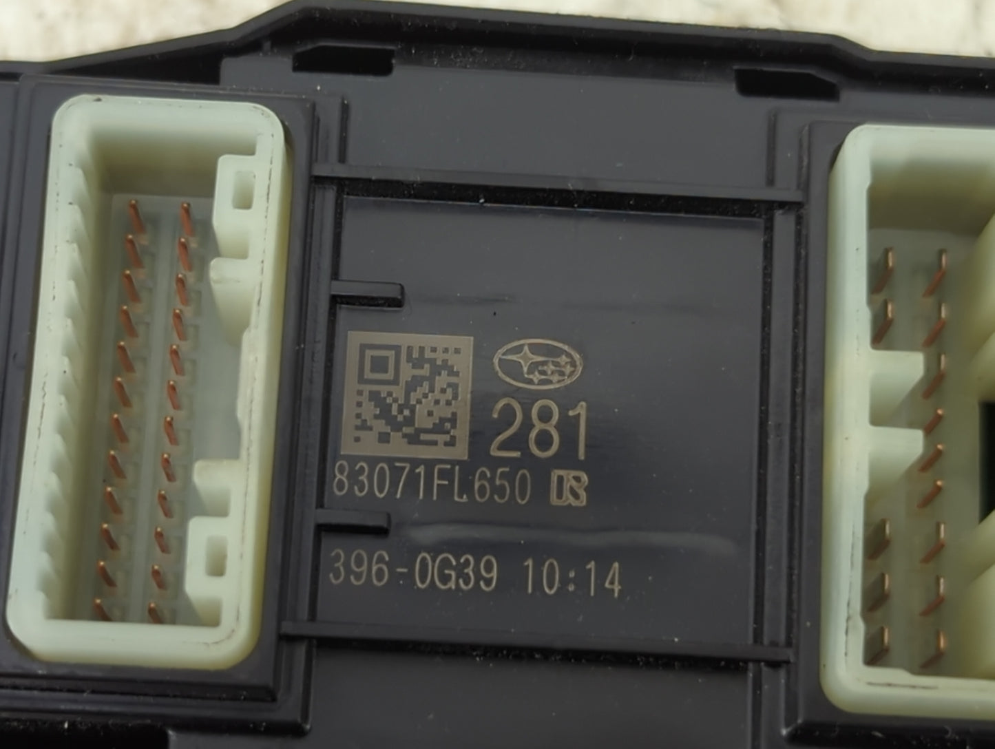 2022 Subaru Xv Crosstrek Master Power Window Switch Replacement Driver Side Left P/N:83071FL650 Fits OEM Used Auto Parts - O