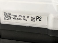 2021 Toyota Avalon Instrument Cluster Speedometer Gauges P/N:83800-07A20-00 TN257630-7772 Miles: Fits OEM Used Auto Parts - 