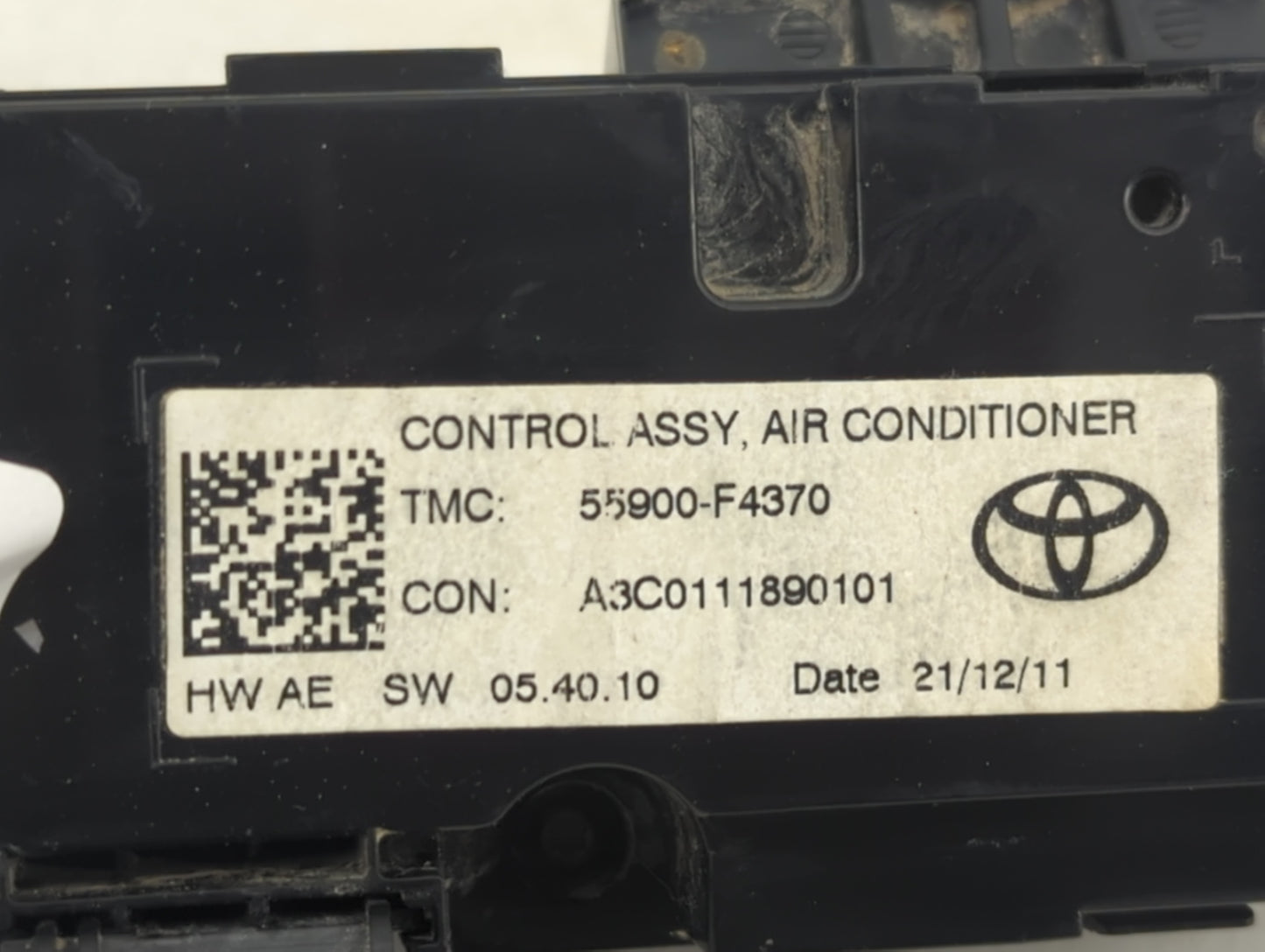 2020-2022 Toyota C-Hr Climate Control Module Temperature AC/Heater Replacement P/N:55900-F4370 Fits Fits 2020 2021 2022 OEM 