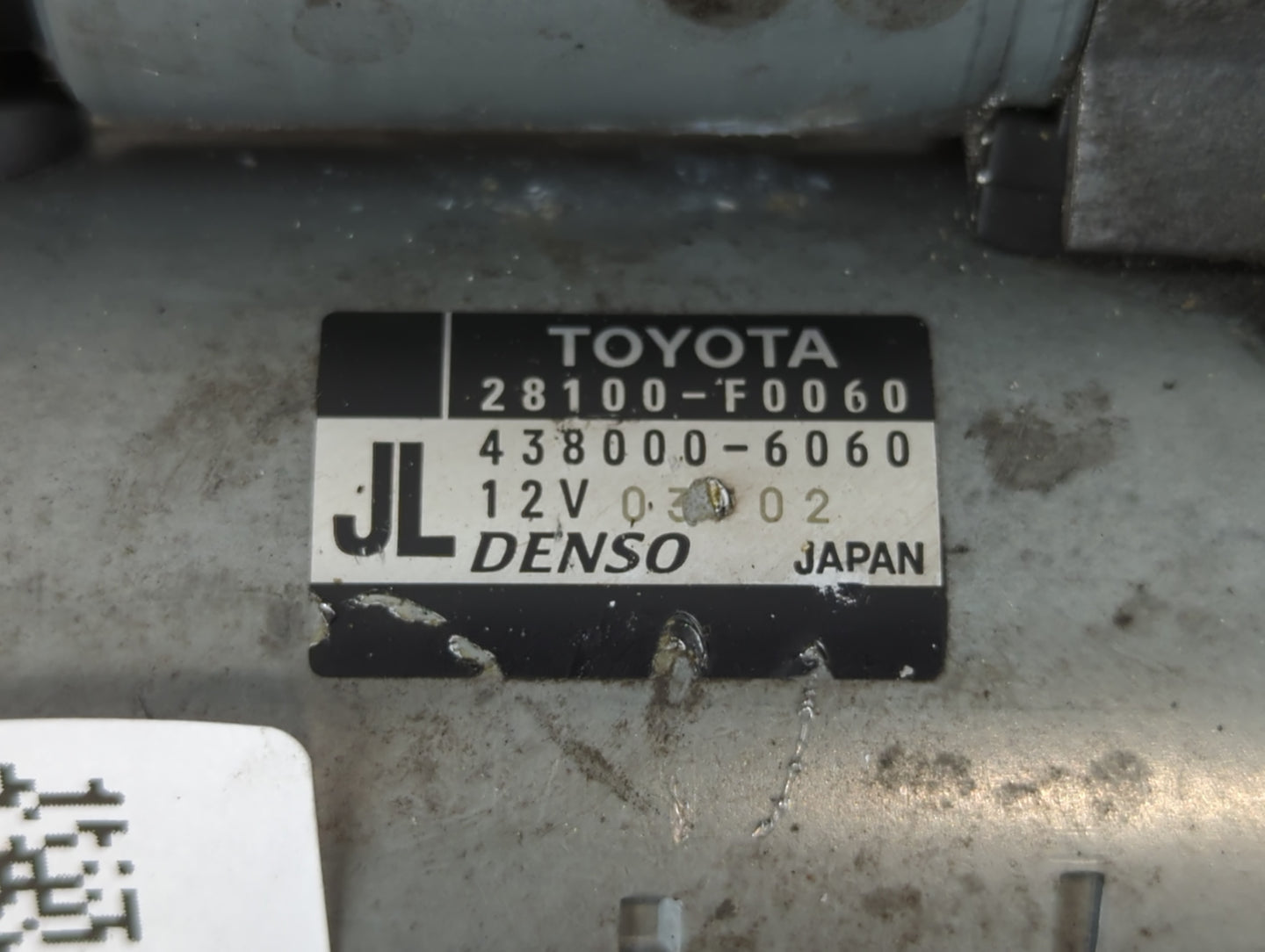 2018-2022 Toyota Camry Car Starter Motor Solenoid OEM P/N:438000-6060 28100-F0060 Fits Fits 2018 2019 2020 2021 2022 OEM Use