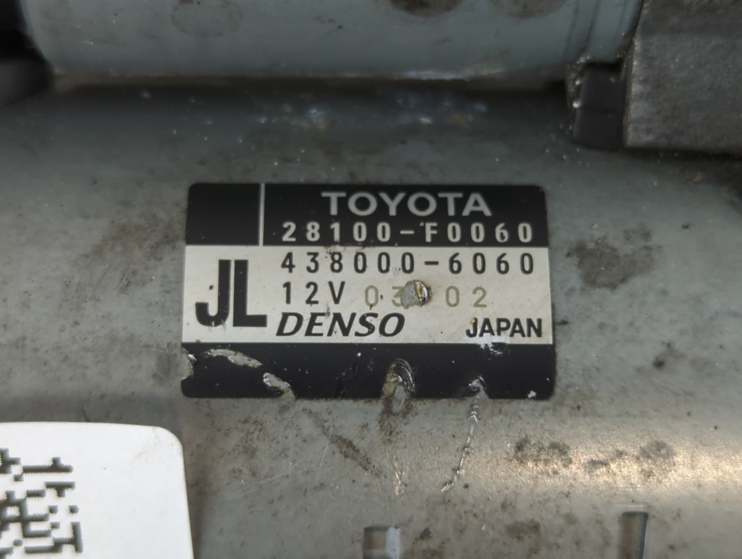 2018-2022 Toyota Camry Car Starter Motor Solenoid OEM P/N:438000-6060 28100-F0060 Fits Fits 2018 2019 2020 2021 2022 OEM Use