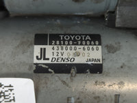 2018-2022 Toyota Camry Car Starter Motor Solenoid OEM P/N:438000-6060 28100-F0060 Fits Fits 2018 2019 2020 2021 2022 OEM Use