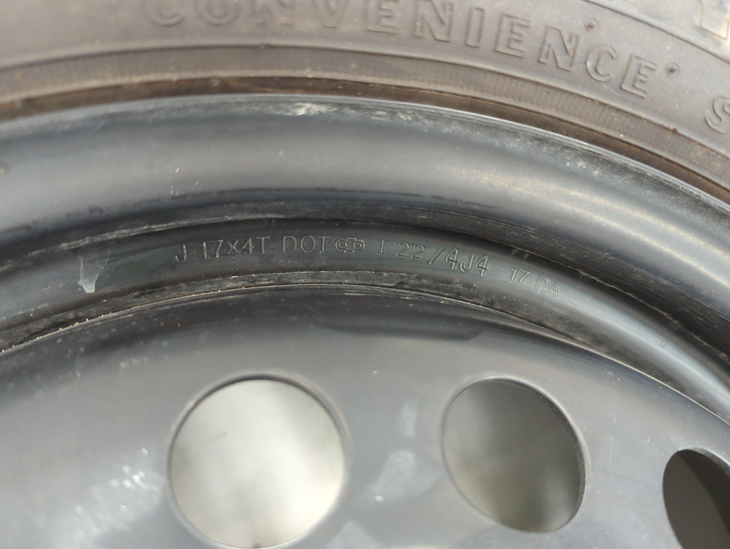 2018-2022 Toyota Camry Spare Donut Tire Wheel Rim Oem - Oemusedautoparts1.com