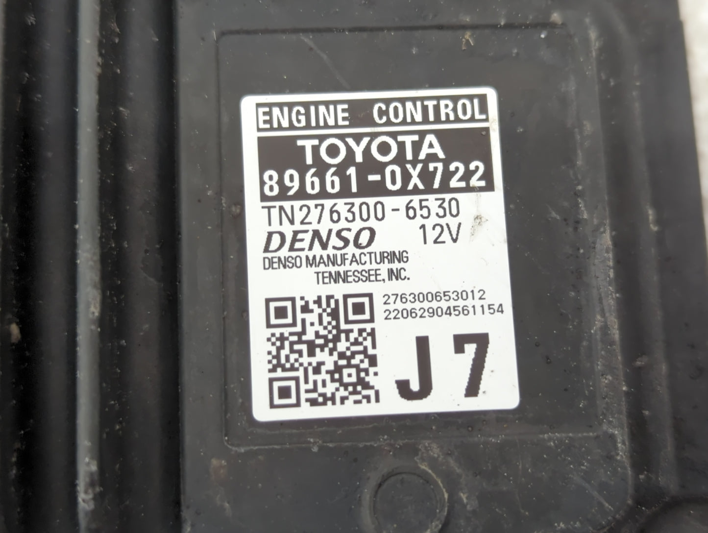 2021-2022 Toyota Camry PCM Engine Control Computer ECU ECM PCU OEM P/N:89661-0X722 Fits Fits 2021 2022 OEM Used Auto Parts -