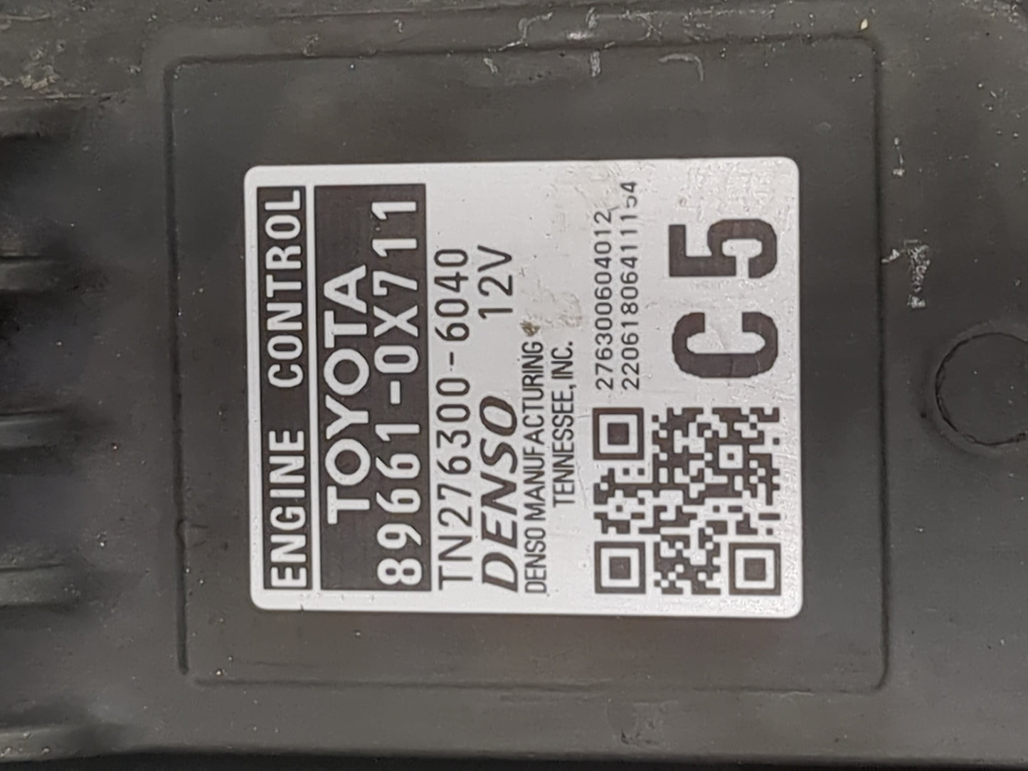 2020-2022 Toyota Camry PCM Engine Control Computer ECU ECM PCU OEM P/N:89661-0X711 276300-6040 Fits Fits 2020 2021 2022 OEM 