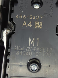2018-2022 Toyota Camry Master Power Window Switch Replacement Driver Side Left P/N:84040-0E120 Fits Fits 2018 2019 2020 2021