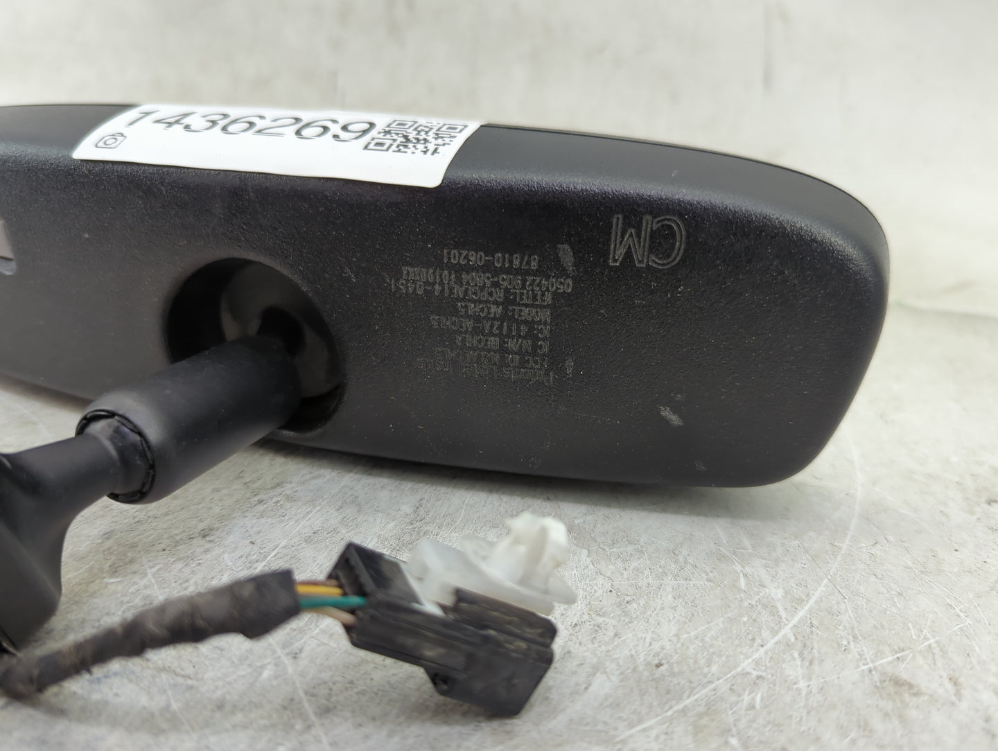 2019-2022 Toyota Camry Interior Rear View Mirror Replacement OEM P/N:87810-06201 NZLAECHL5 Fits Fits 2019 2020 2021 2022 OEM
