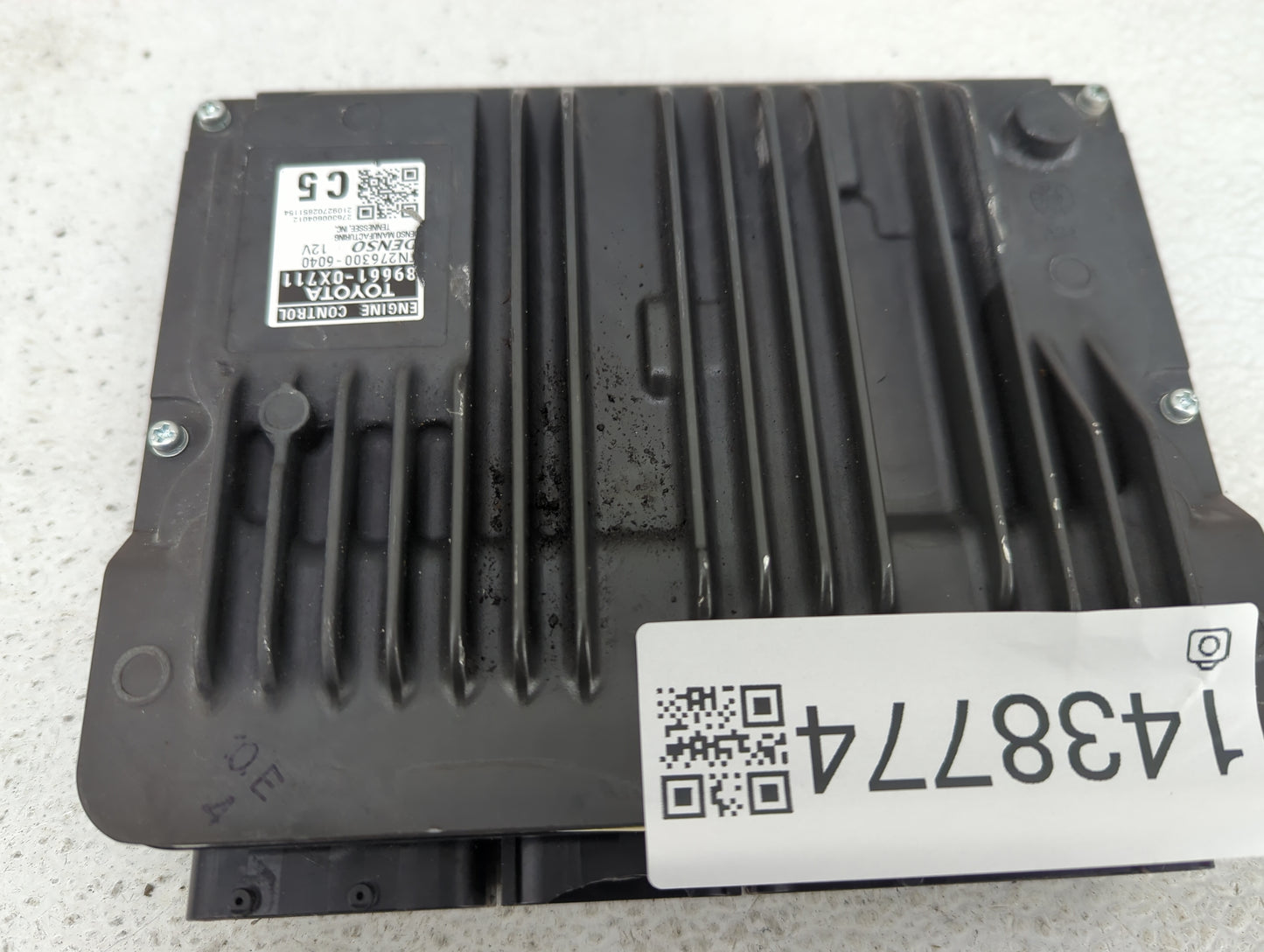 2020-2022 Toyota Camry PCM Engine Control Computer ECU ECM PCU OEM P/N:89661-0X711 N276300-6040 Fits Fits 2020 2021 2022 OEM