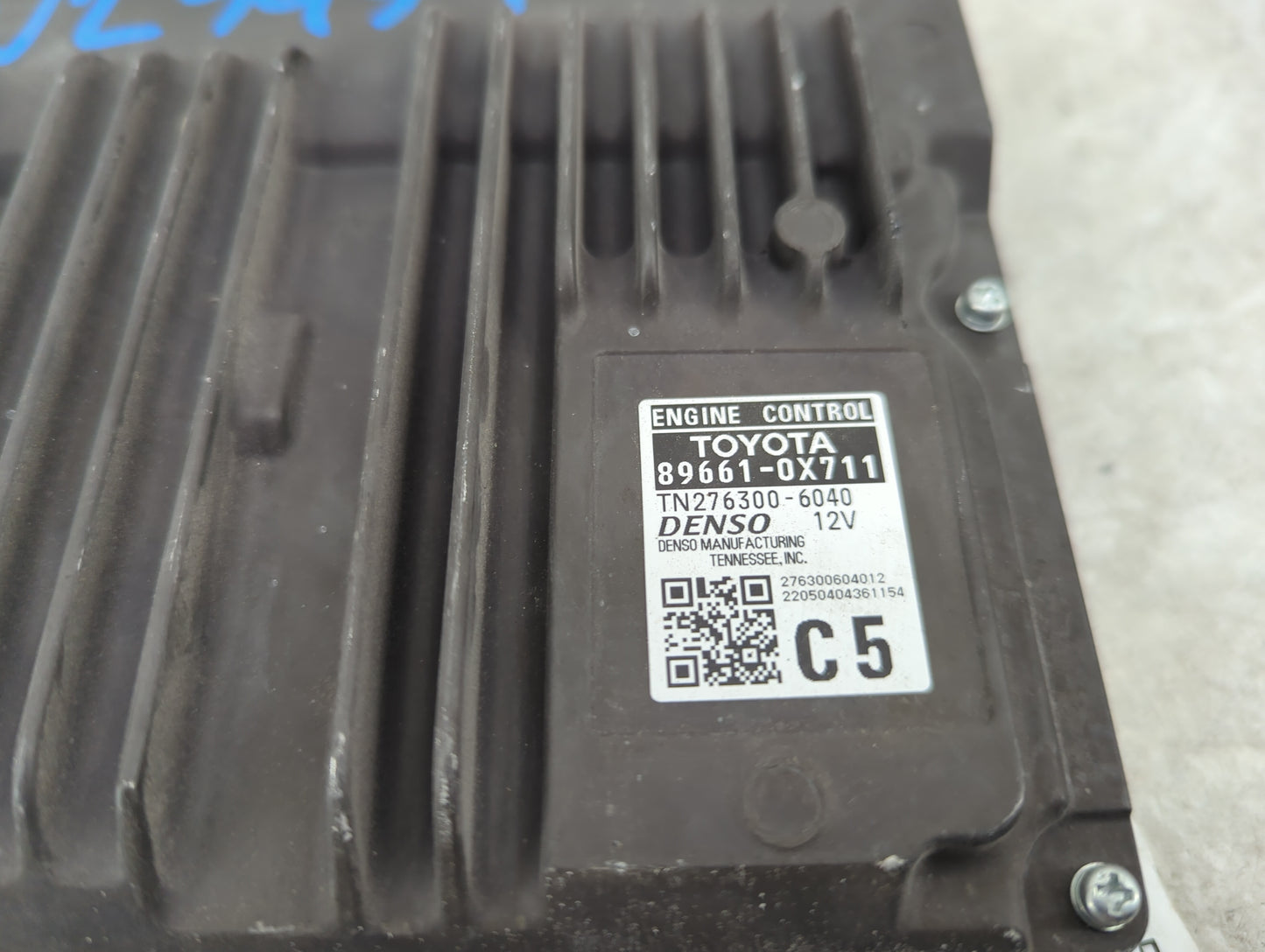 2020-2022 Toyota Camry PCM Engine Control Computer ECU ECM PCU OEM P/N:89661-0X711 TN276300-6040 Fits Fits 2020 2021 2022 OE