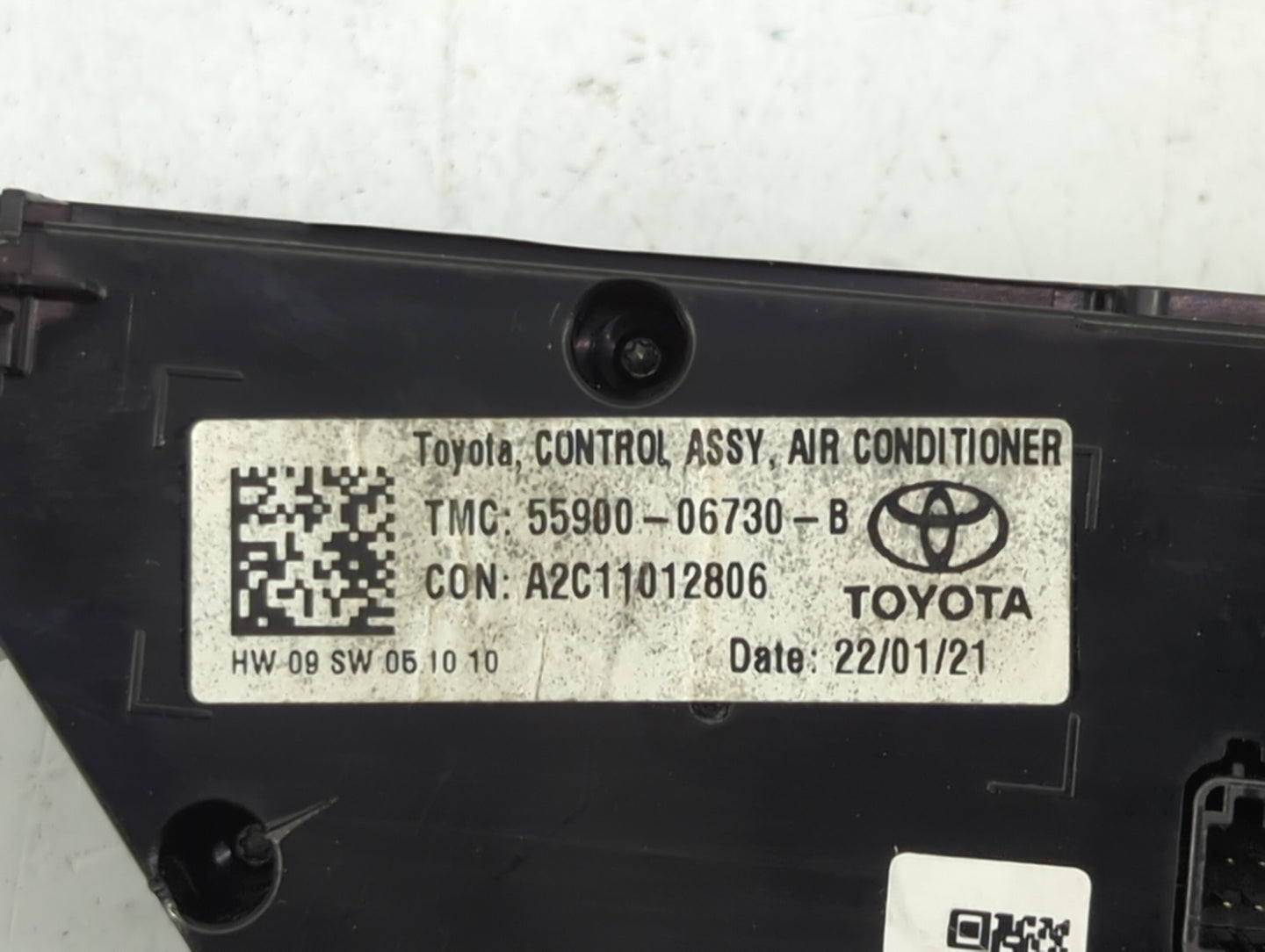 2018-2022 Toyota Camry Climate Control Module Temperature AC/Heater Replacement P/N:55900-06730-B Fits OEM Used Auto Parts -