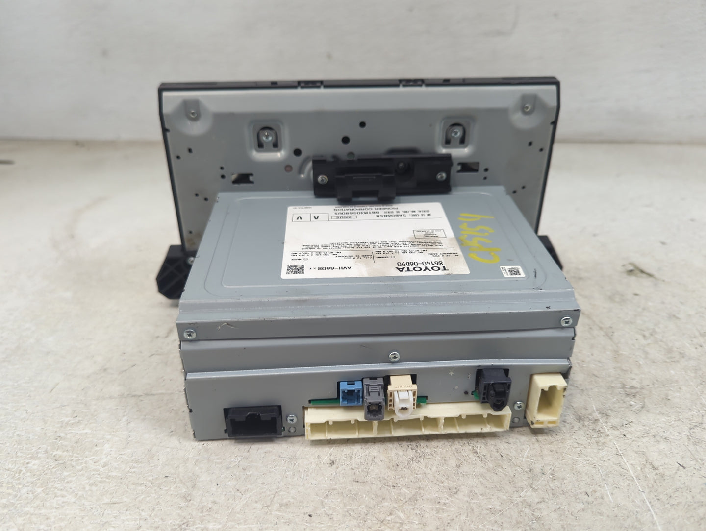 2021-2022 Toyota Camry Radio AM FM Cd Player Receiver Replacement P/N:86140-06D90 86140-06860, AVH-6608 Fits Fits 2021 2022 