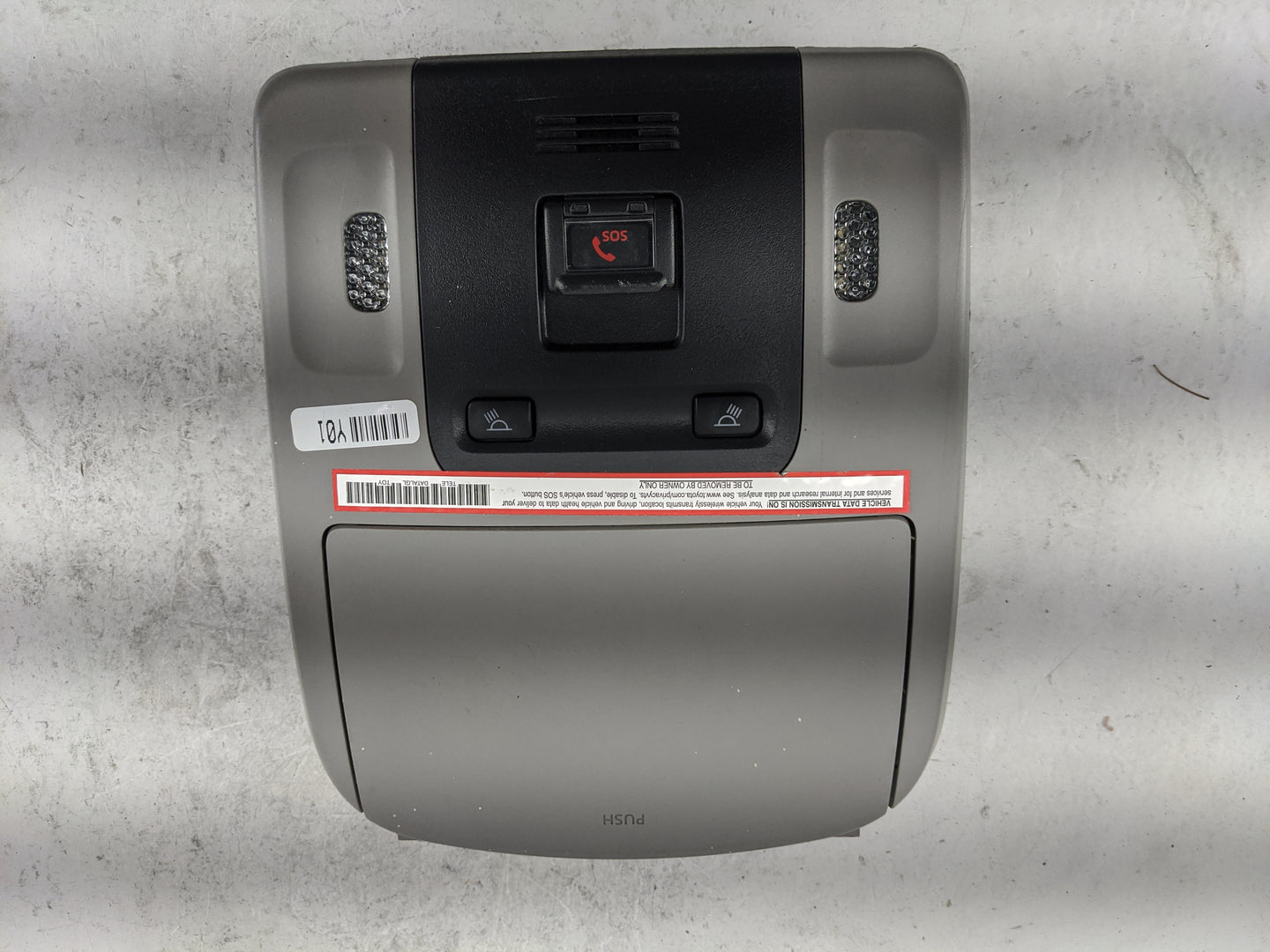 2022 Toyota Camry Overhead Roof Console Gray 1483263 - Oemusedautoparts1.com