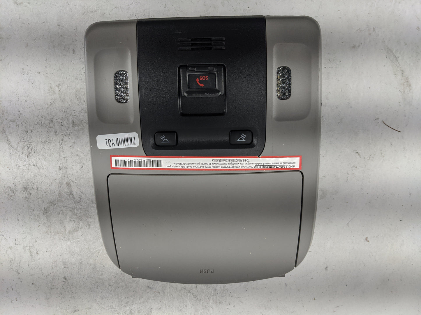 2022 Toyota Camry Overhead Roof Console Gray 1483263 - Oemusedautoparts1.com