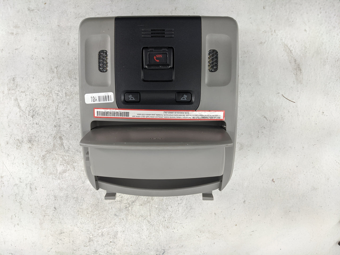 2022 Toyota Camry Overhead Roof Console Gray 1483263 - Oemusedautoparts1.com