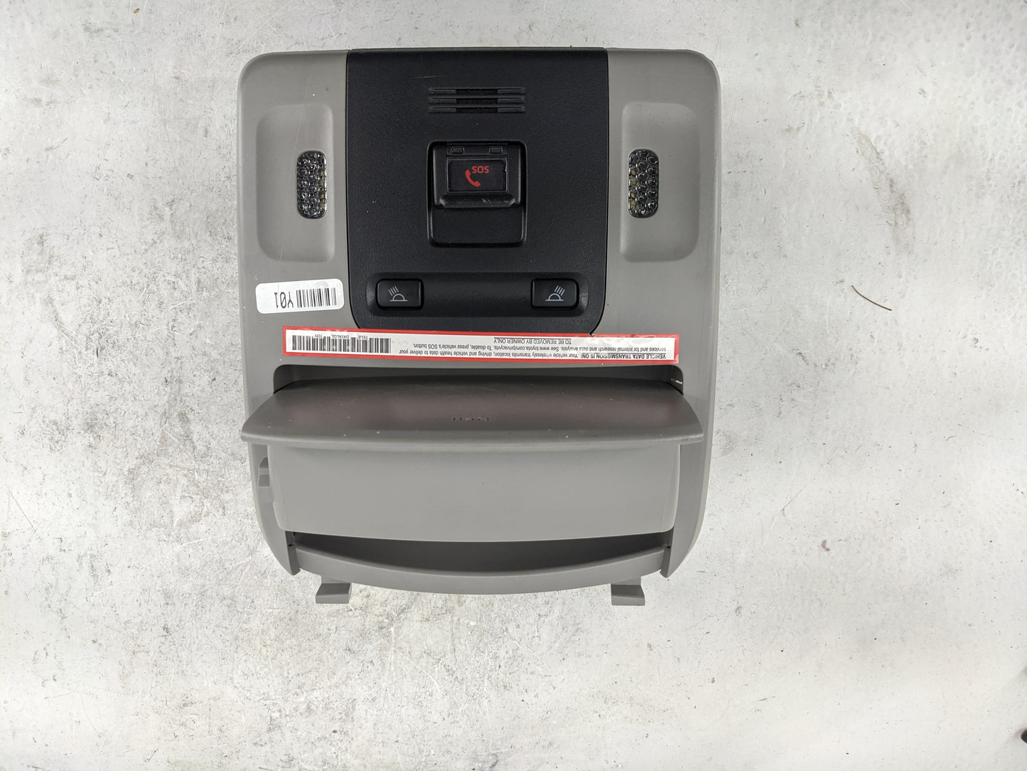 2022 Toyota Camry Overhead Roof Console Gray 1483263 - Oemusedautoparts1.com
