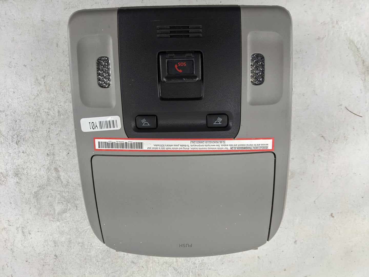 2022 Toyota Camry Overhead Roof Console Gray 1483263 - Oemusedautoparts1.com